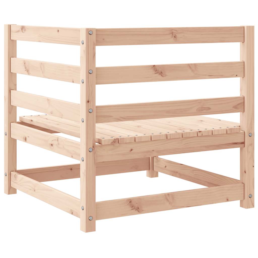 Divani Angolari da Giardino 2 pz in Legno Massello di Pino - homemem39