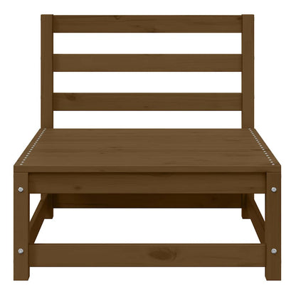 Divani Centrali da Giardino 2pz Ambra in Legno Massello di Pino