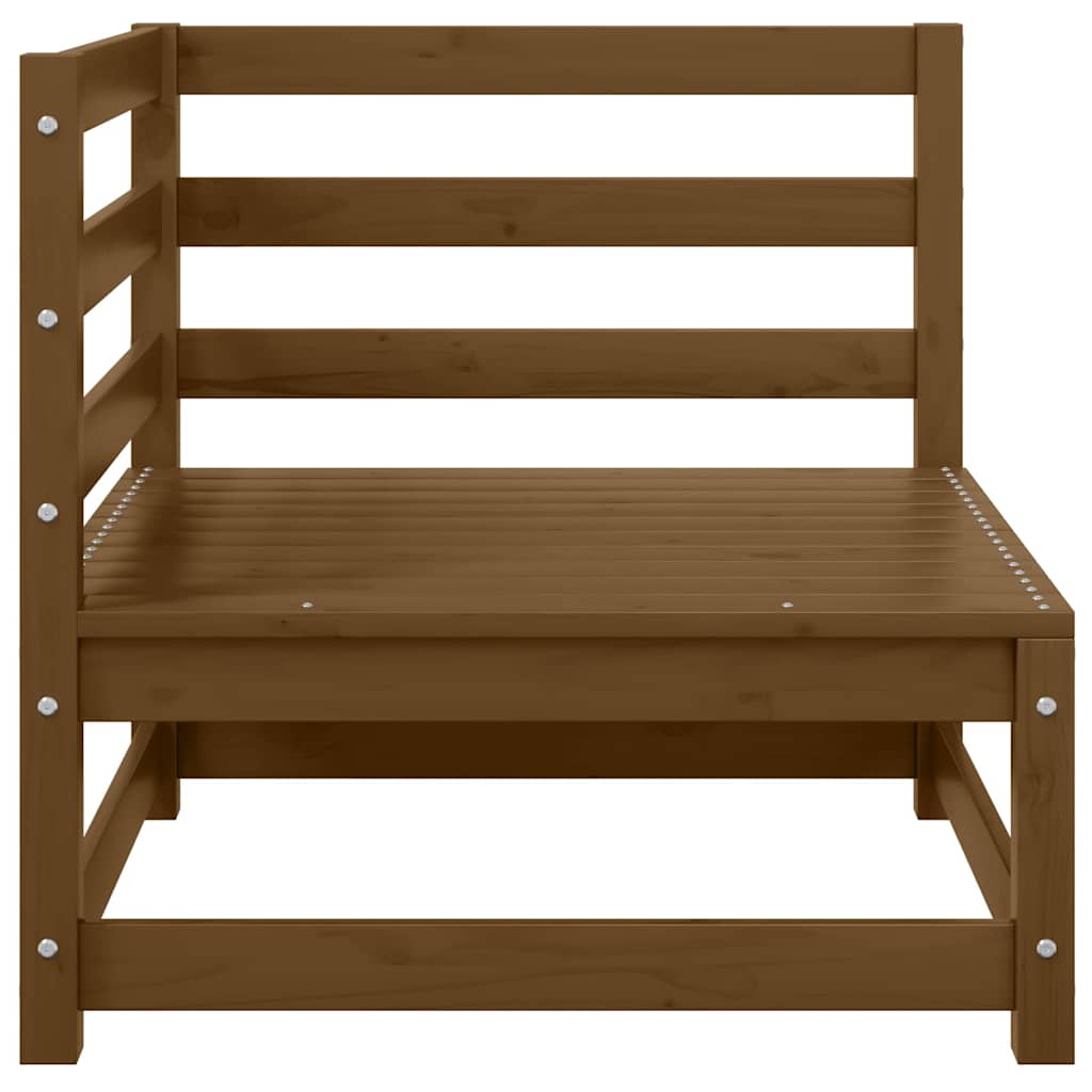 Set Divani da Giardino 2 pz Ambra in Legno Massello di Pino