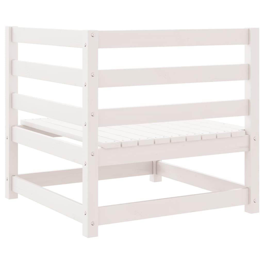 Divano Angolare Giardino con Cuscini Antracite Legno di Pino | homemem39