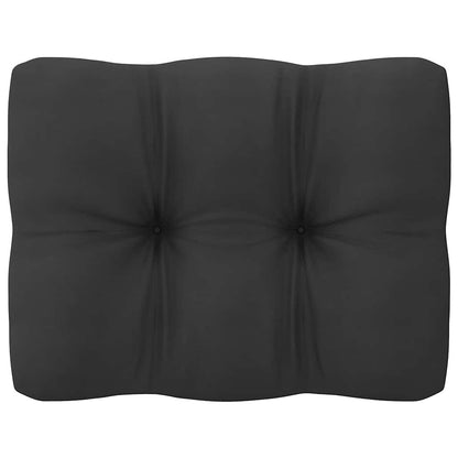 Divano da Giardino 2 Posti con Cuscini Grigio Massello di Pino - homemem39