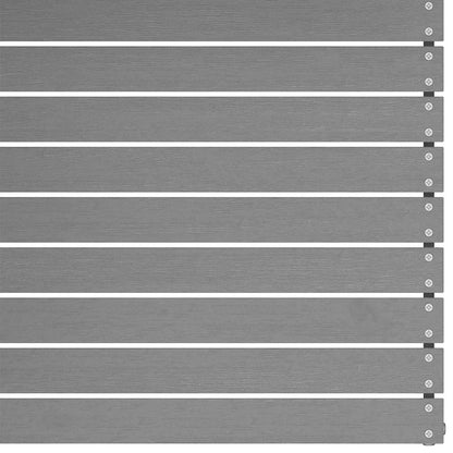 Divani Centrali Giardino con Cuscini Grigi 2 pz Pino Massello