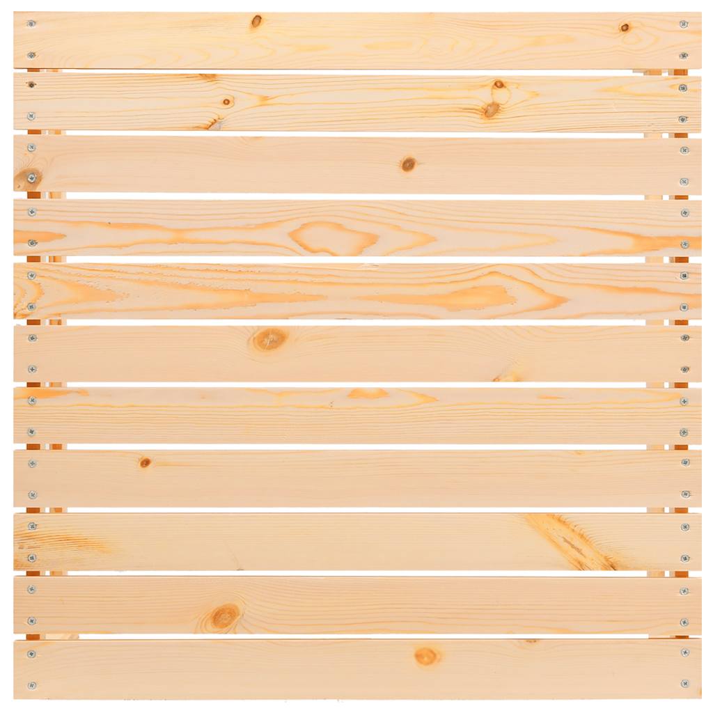 Poggiapiedi da Giardino con Cuscini 2 pz Legno Massello di Pino | homemem39