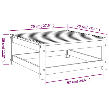 Set Divani da Giardino 2 pz con Cuscini Grigio Massello di Pino | homemem39