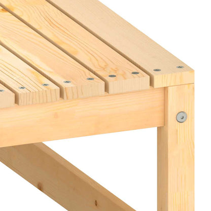 Set Divani da Giardino 3 pz con Cuscini Legno Massello di Pino