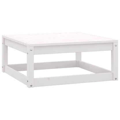 Set Divani da Giardino 3 pz Cuscini Legno Massello Pino Bianco | homemem39