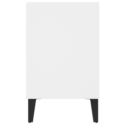 Mobile TV con Gambe in Metallo Bianco 103,5x30x50 cm - homemem39