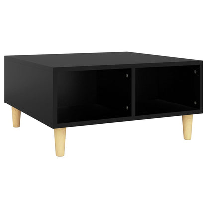 Tavolino da Salotto Nero 60x60x30 cm in Legno Multistrato | homemem39