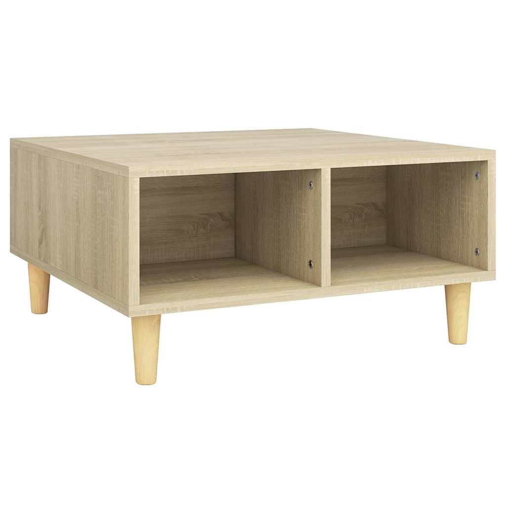 Tavolino da Salotto Rovere Sonoma 60x60x30 cm Legno Multistrato
