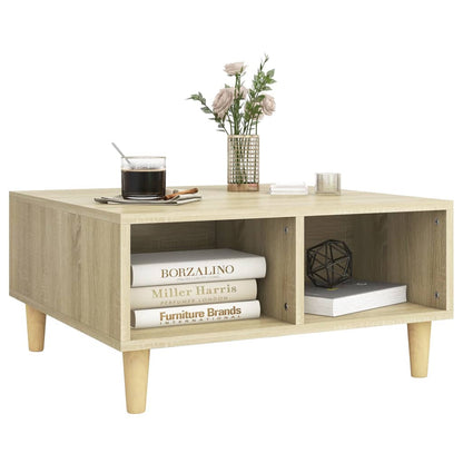 Tavolino da Salotto Rovere Sonoma 60x60x30 cm Legno Multistrato | homemem39