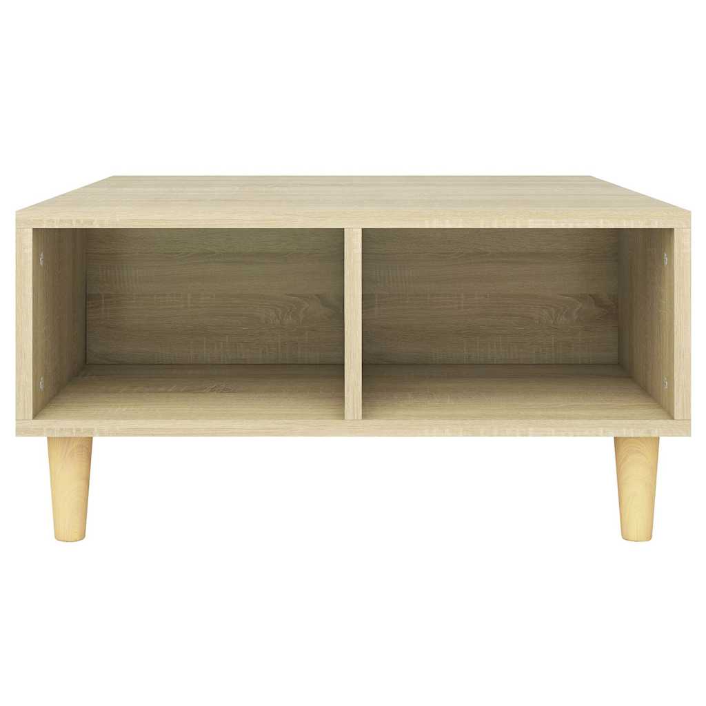 Tavolino da Salotto Rovere Sonoma 60x60x30 cm Legno Multistrato