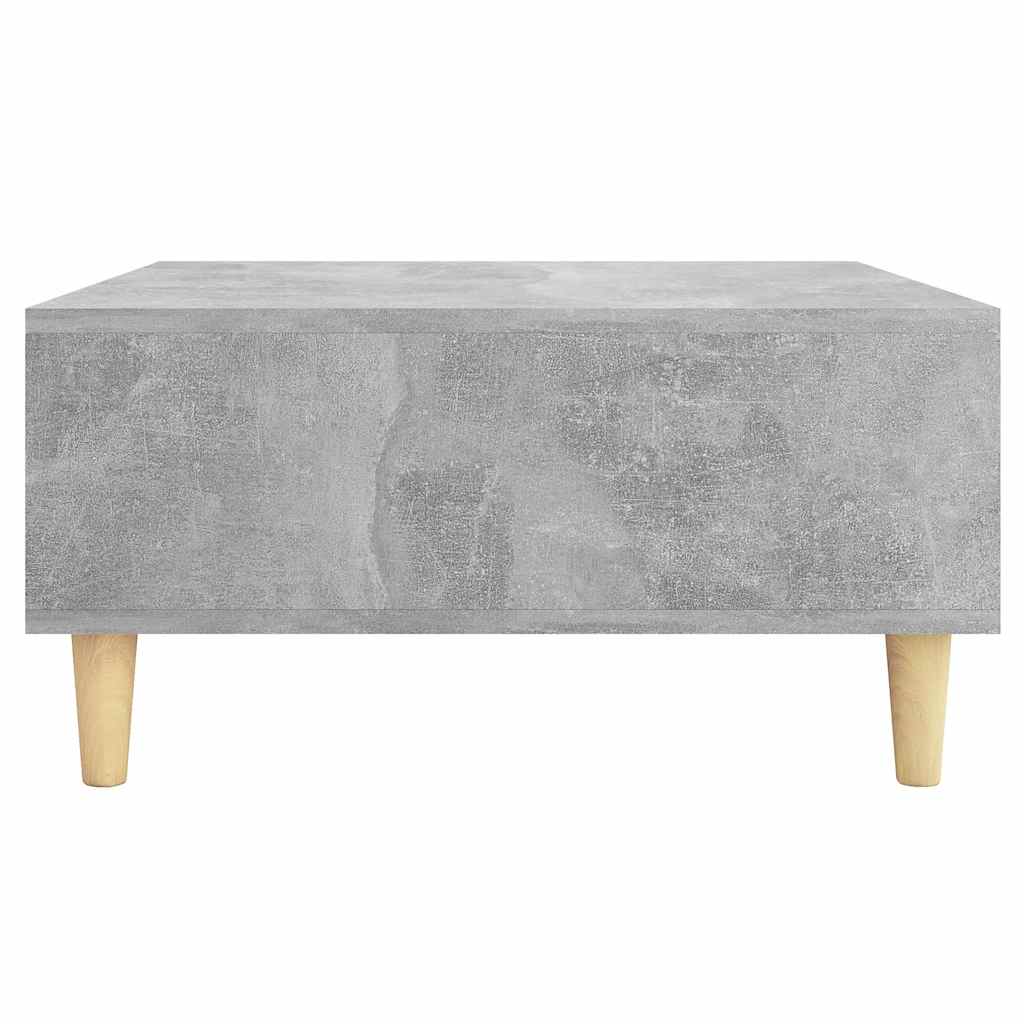 Tavolino da Salotto Grigio Cemento 60x60x30cm Legno Multistrato | homemem39