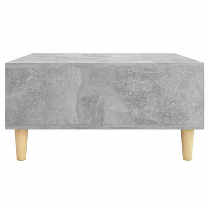 Tavolino da Salotto Grigio Cemento 60x60x30cm Legno Multistrato | homemem39