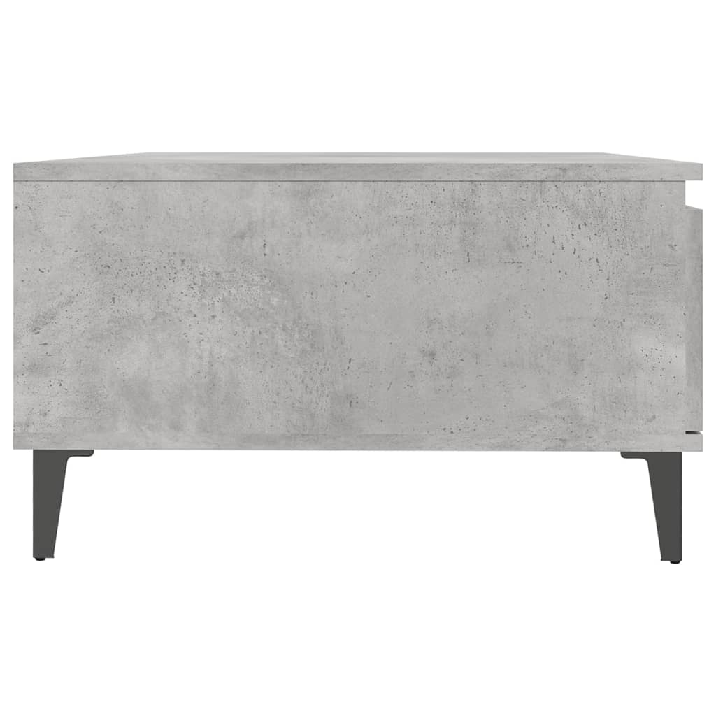 Tavolino da Salotto Grigio Cemento 90x60x35cm Legno Multistrato | homemem39