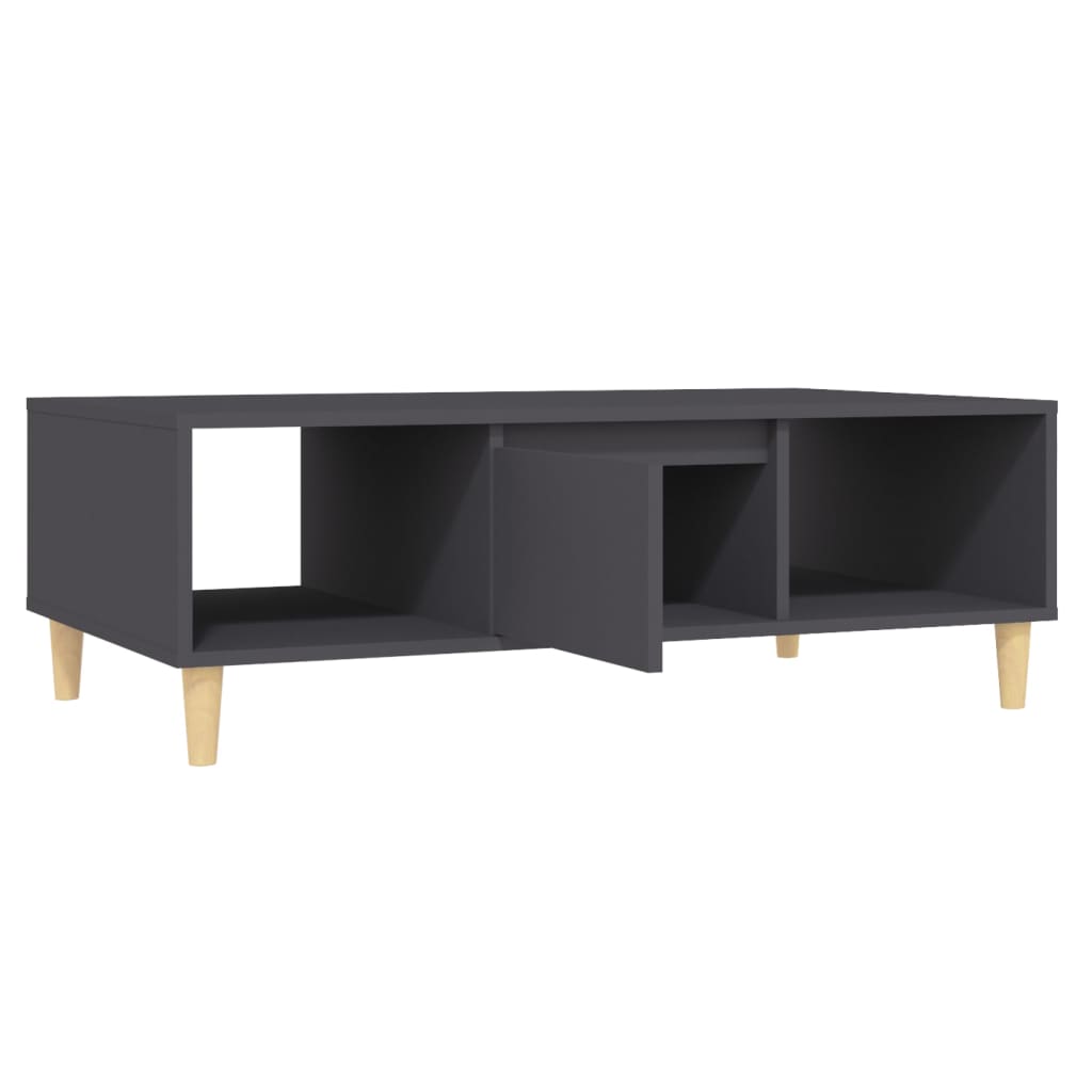 Tavolino da Salotto Grigio 103,5x60x35 cm in Legno Multistrato | homemem39