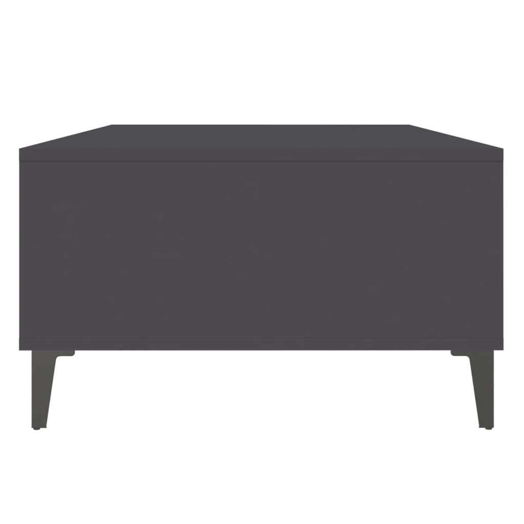 Tavolino da Salotto Grigio 103,5x60x35 cm in Legno Multistrato | homemem39