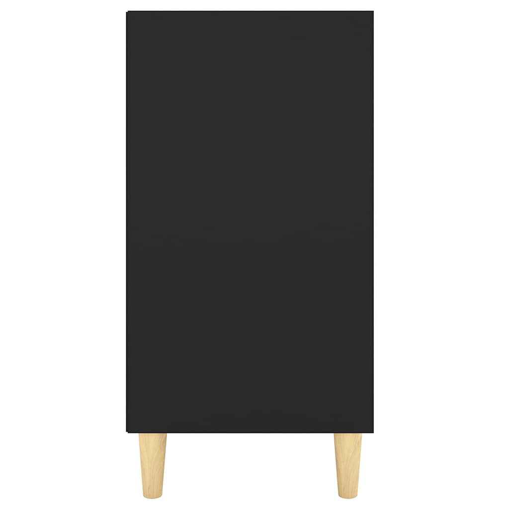 Credenza Nera 103,5x35x70 cm in Legno Multistrato | homemem39