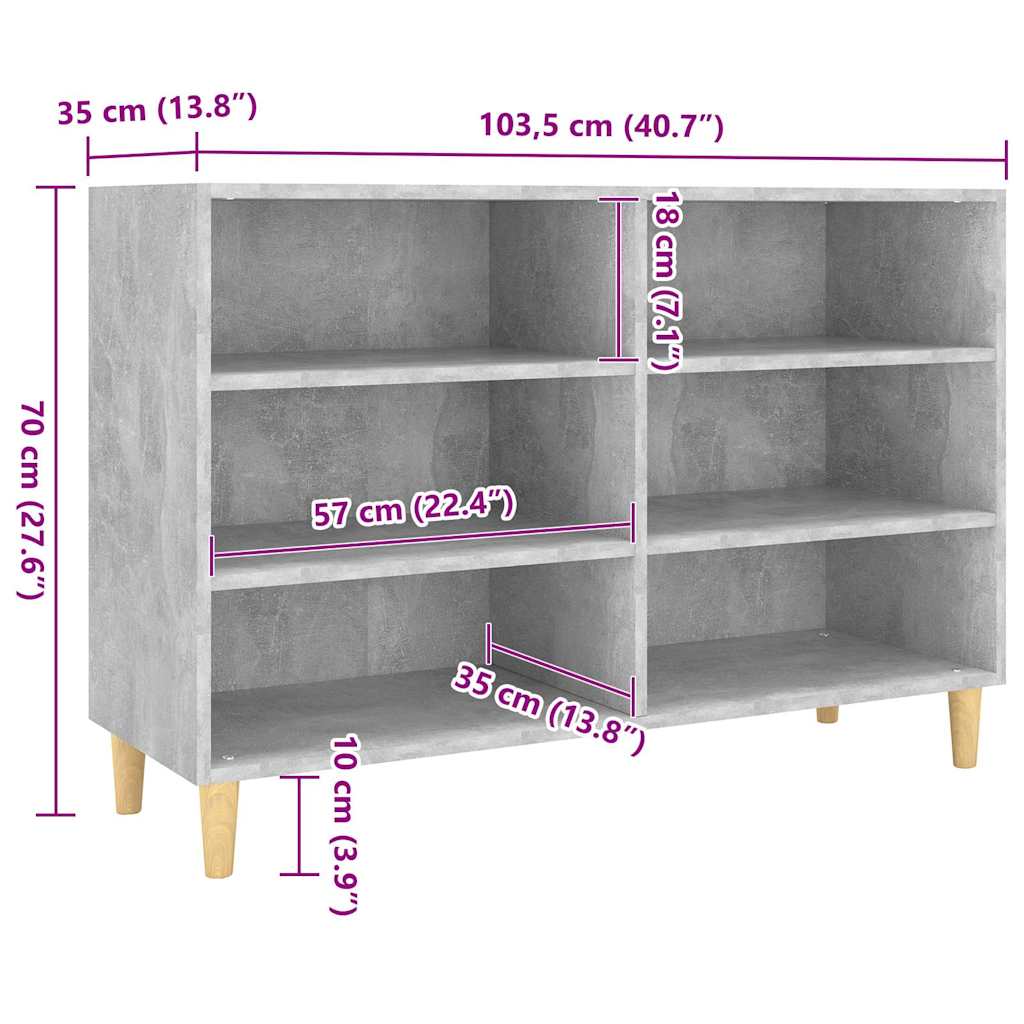 Credenza 103,5x35x70 cm