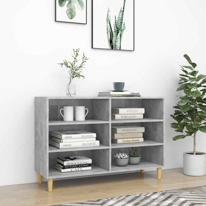 Credenza Grigio Cemento 103,5x35x70 cm in Legno Multistrato - homemem39