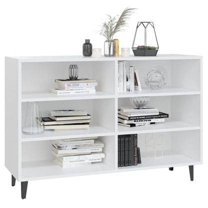 Credenza Bianca 103,5x35x70 cm in Legno Multistrato - homemem39