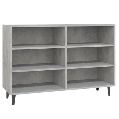 Credenza Grigio Cemento 103,5x35x70 cm in Legno Multistrato - homemem39