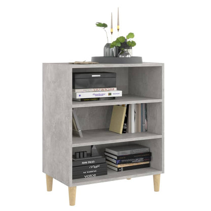 Credenza Grigio Cemento 57x35x70 cm in Legno Multistrato - homemem39