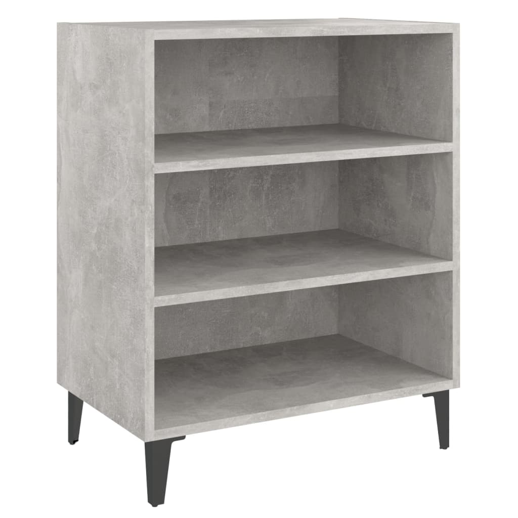 Credenza Grigio Cemento 57x35x70 cm in Legno Multistrato - homemem39