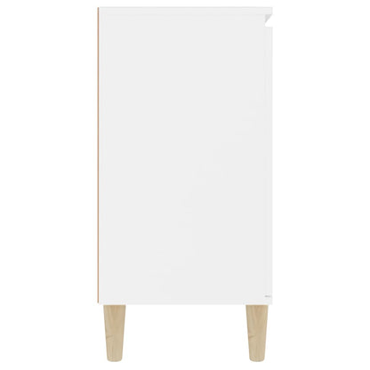 Credenza Bianca 101x35x70 cm in Legno Multistrato - homemem39