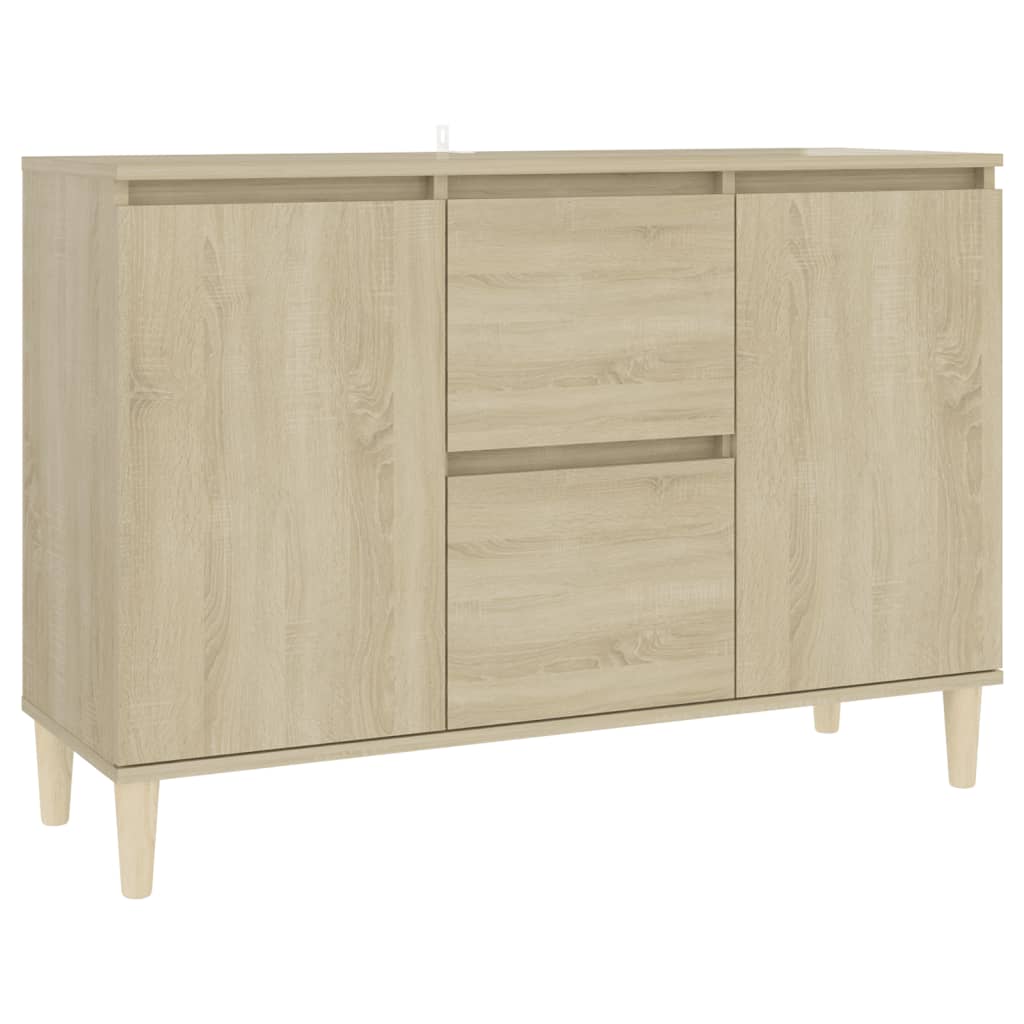 Credenza Rovere Sonoma 101x35x70 cm in Legno Multistrato - homemem39