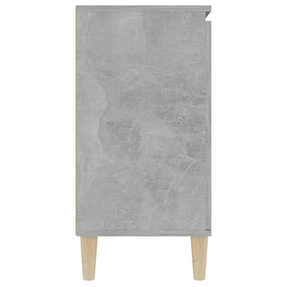 Credenza Grigio Cemento 101x35x70 cm in Legno Multistrato - homemem39