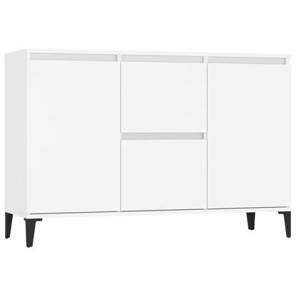 Credenza Bianca 102x35x70 cm in Legno Multistrato - homemem39