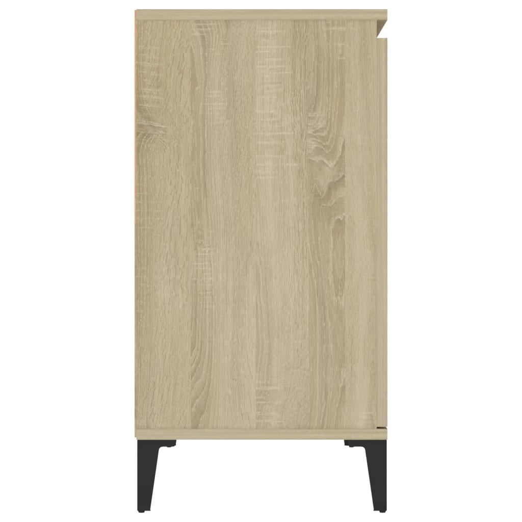 Credenza Rovere Sonoma 102x35x70 cm in Legno Multistrato - homemem39