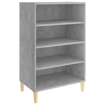 Credenza Grigio Cemento 57x35x90 cm in Legno Multistrato - homemem39