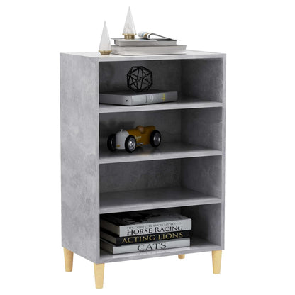 Credenza Grigio Cemento 57x35x90 cm in Legno Multistrato - homemem39