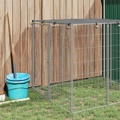 Silver Dog Kennel 110x110x110 cm in Steel