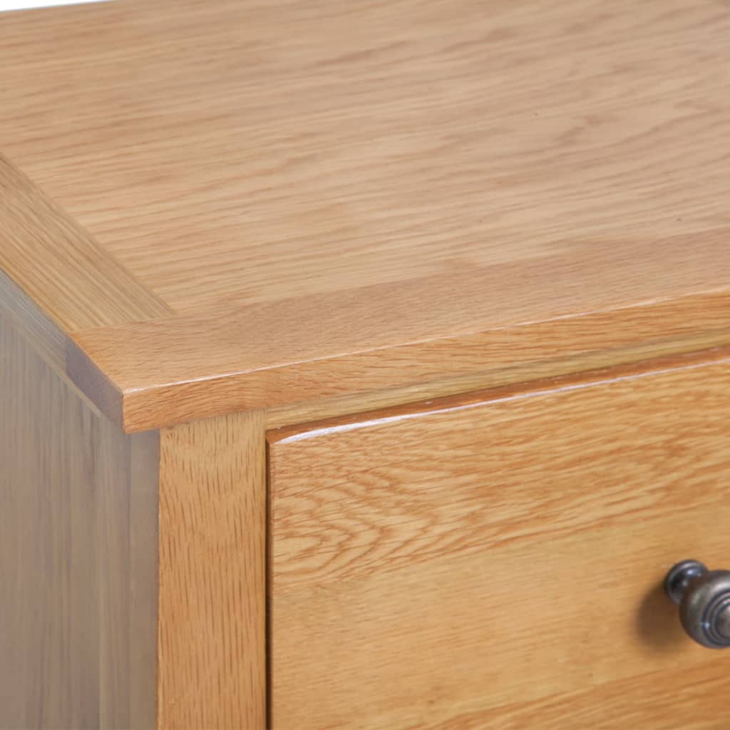 Cassettiera Alta 45x32x110 cm in Legno Massello di Rovere | homemem39