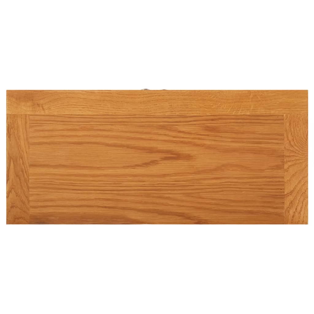 Armadietto 50x22x110 cm in Legno Massello di Rovere