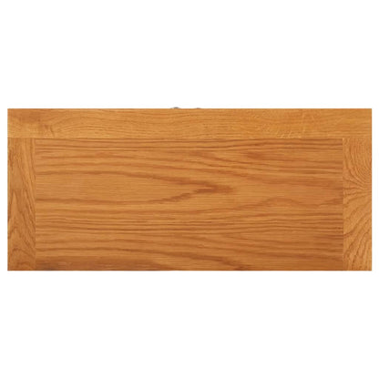 Armadietto 50x22x110 cm in Legno Massello di Rovere