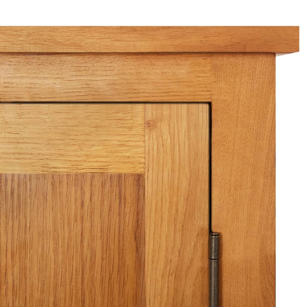 Armadietto 50x22x110 cm in Legno Massello di Rovere