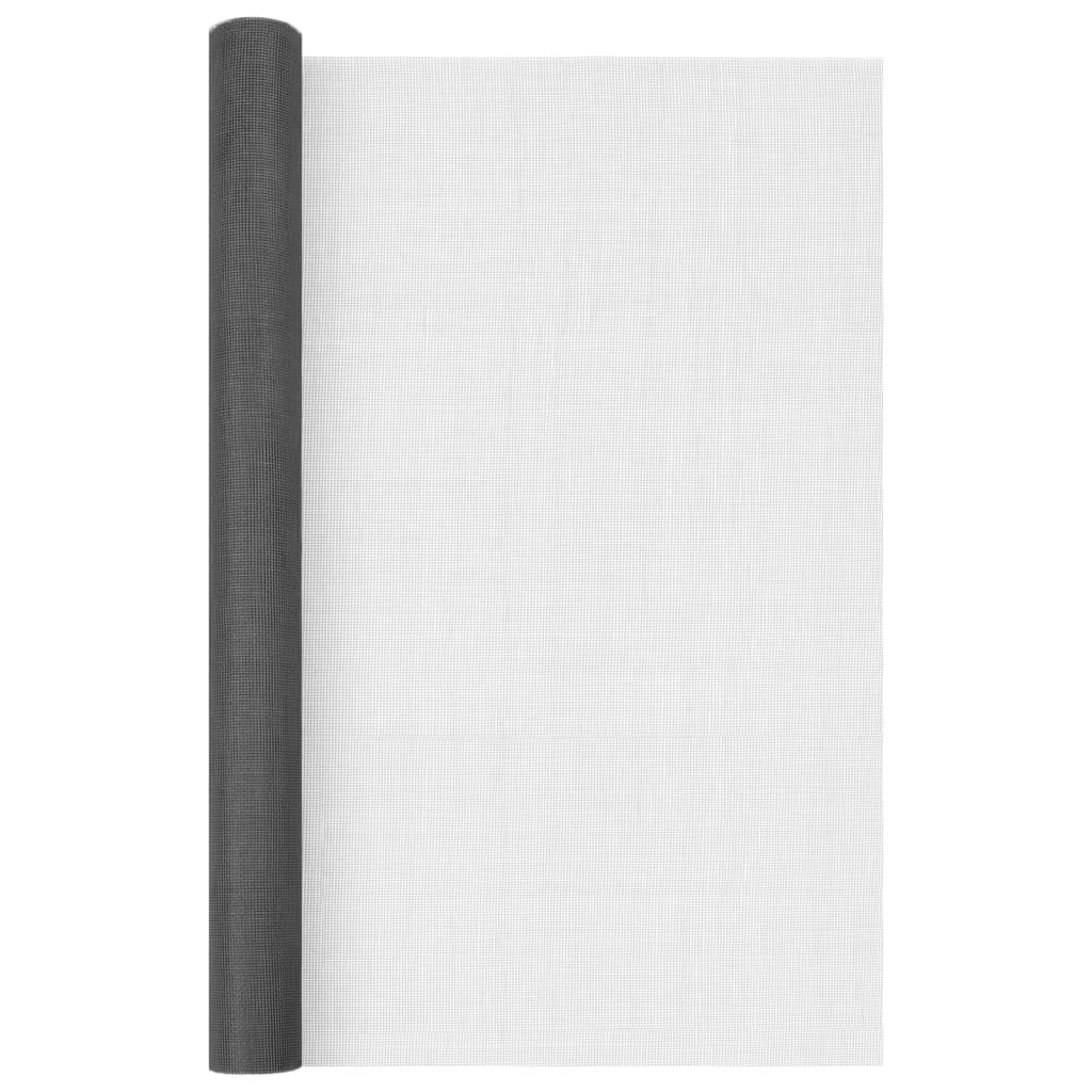 Zanzariera in Fibra di Vetro 60x2000 cm Nera - homemem39