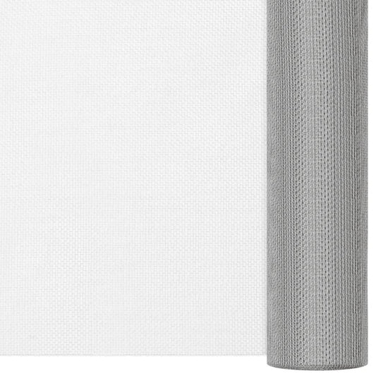 Recinzione in Rete in Acciaio Inossidabile 100x2000 cm Argento | homemem39
