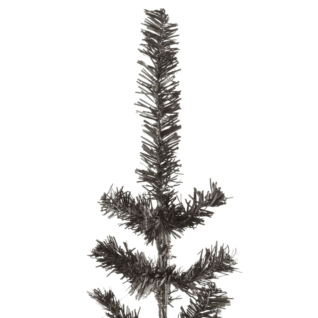 Albero di Natale Sottile Nero 180 cm