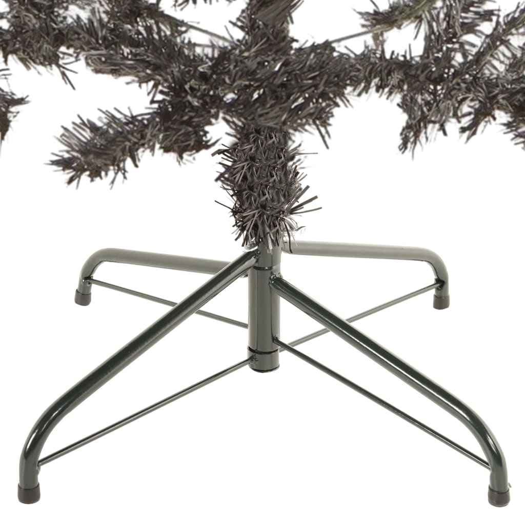 Albero di Natale Sottile Nero 210 cm - homemem39