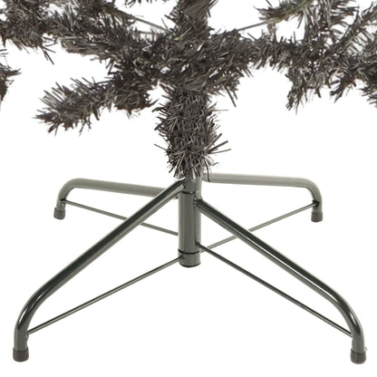 Albero di Natale Sottile Nero 240 cm