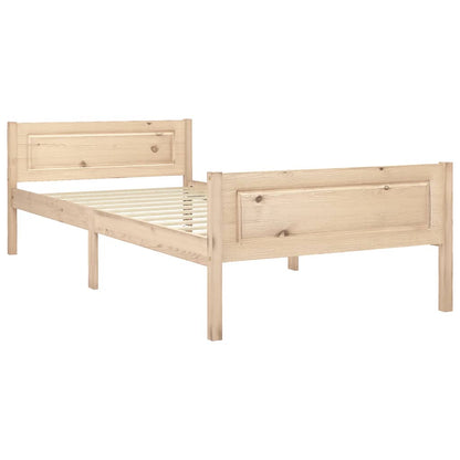 Giroletto senza Materasso 90x200 cm in Legno Massello di Pino | homemem39