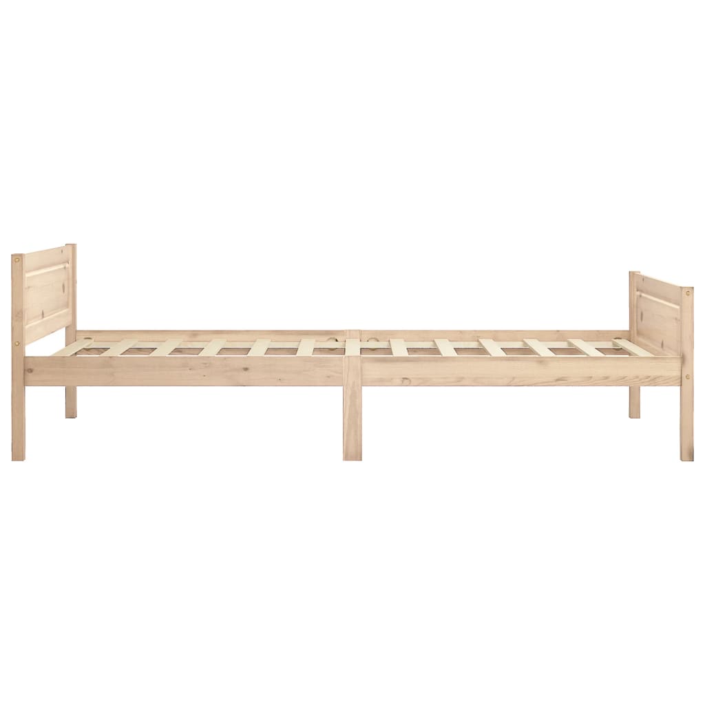 Giroletto senza Materasso 90x200 cm in Legno Massello di Pino | homemem39