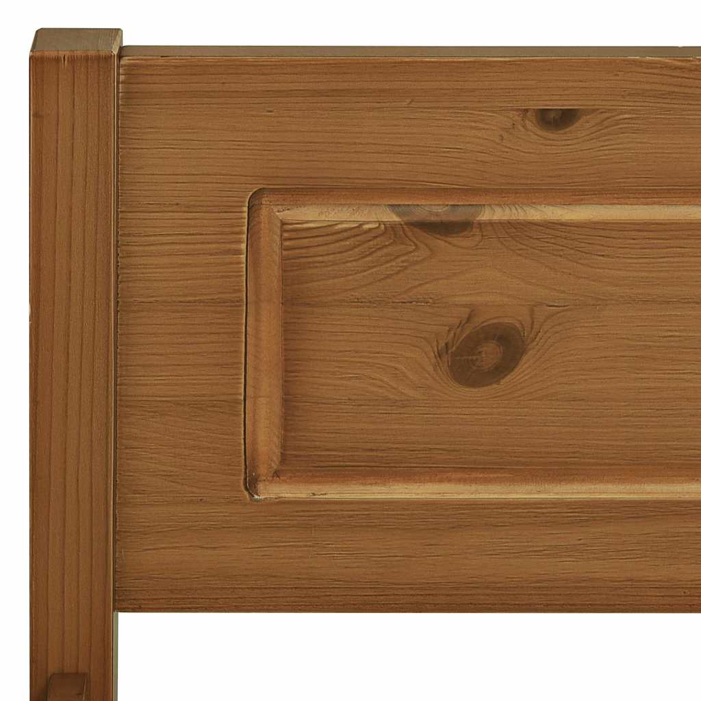 Giroletto in Legno Massello di Pino Marrone Ambrato 200x200 cm