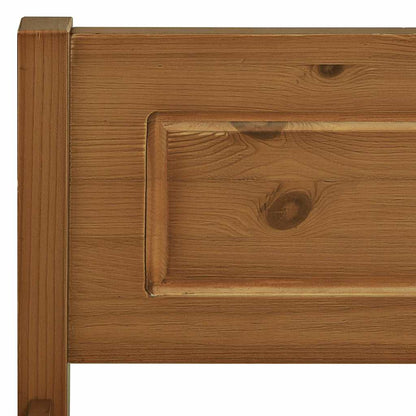 Giroletto in Legno Massello di Pino Marrone Ambrato 200x200 cm