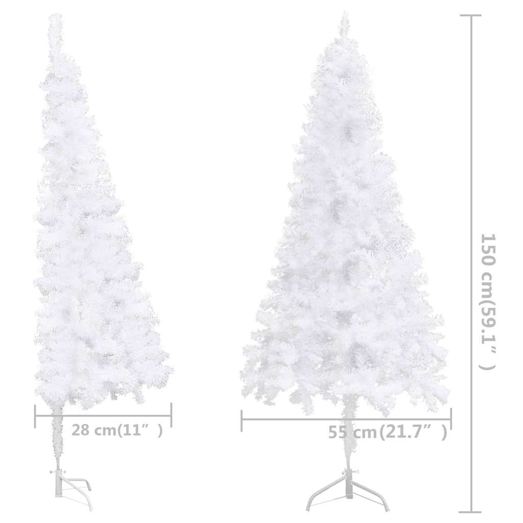 Alberi di Natale artificiali PVC, Steel White | homemem39