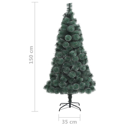 Albero di Natale Artificiale con Supporto Verde 150 cm PET